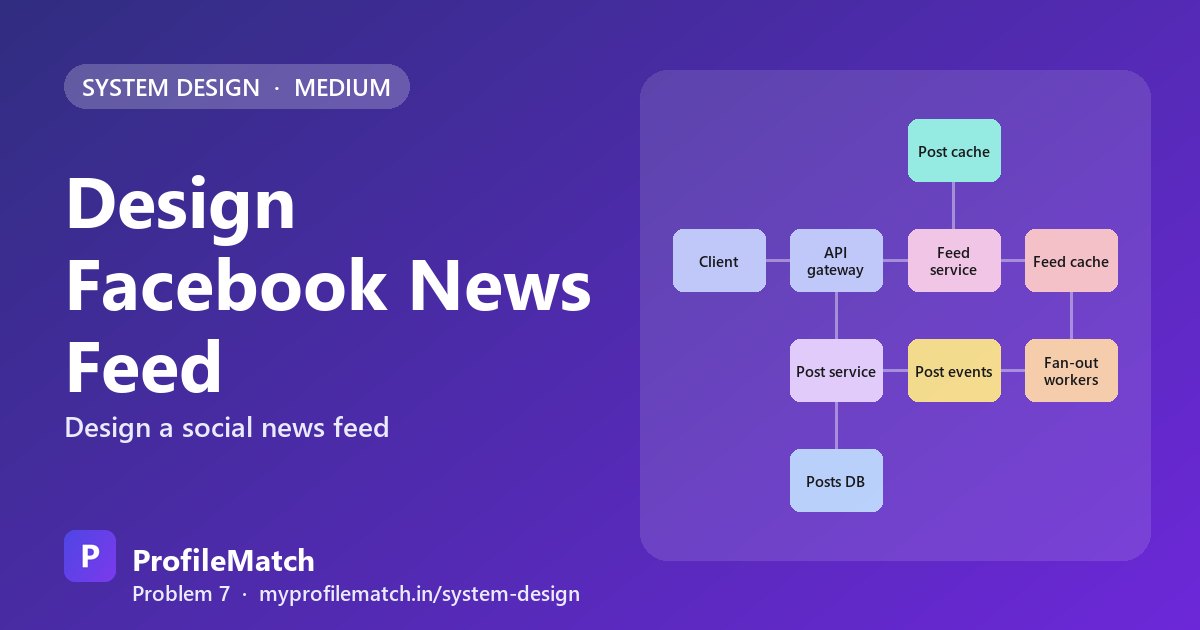 Cover illustration: Design Facebook News Feed: Fan-Out, Hybrid Feeds and Viral Posts